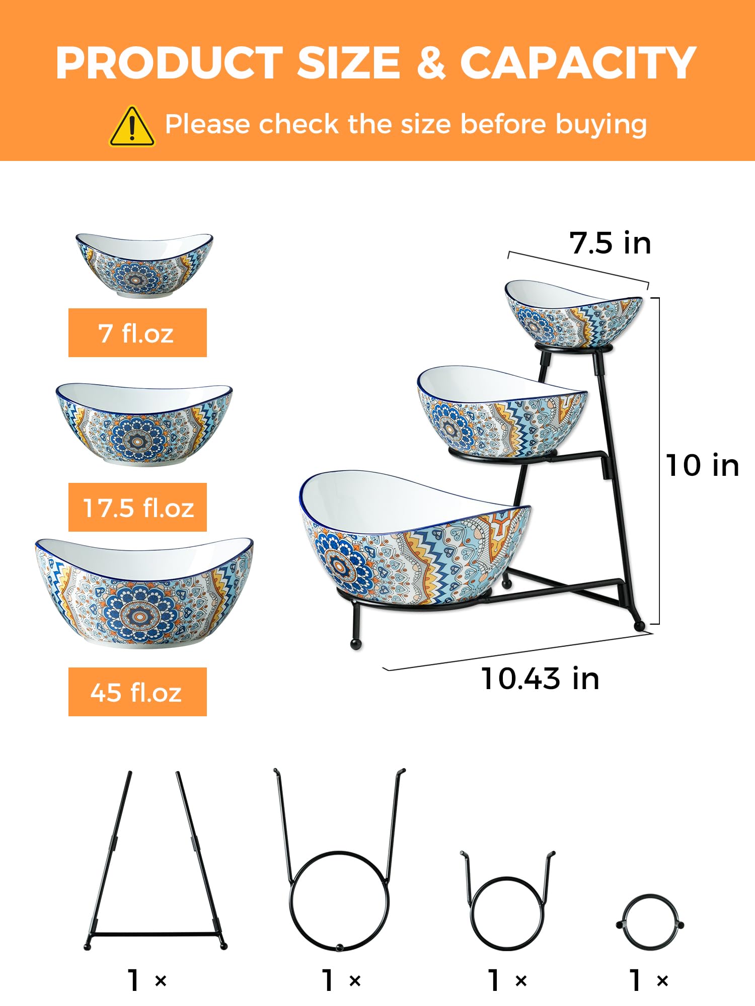 YHOSSEUN large 45oz salad bowl adds generous centerpiece for fresh greens.