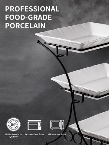 YHOSSEUN microwave and oven-safe porcelain for versatile heating and serving