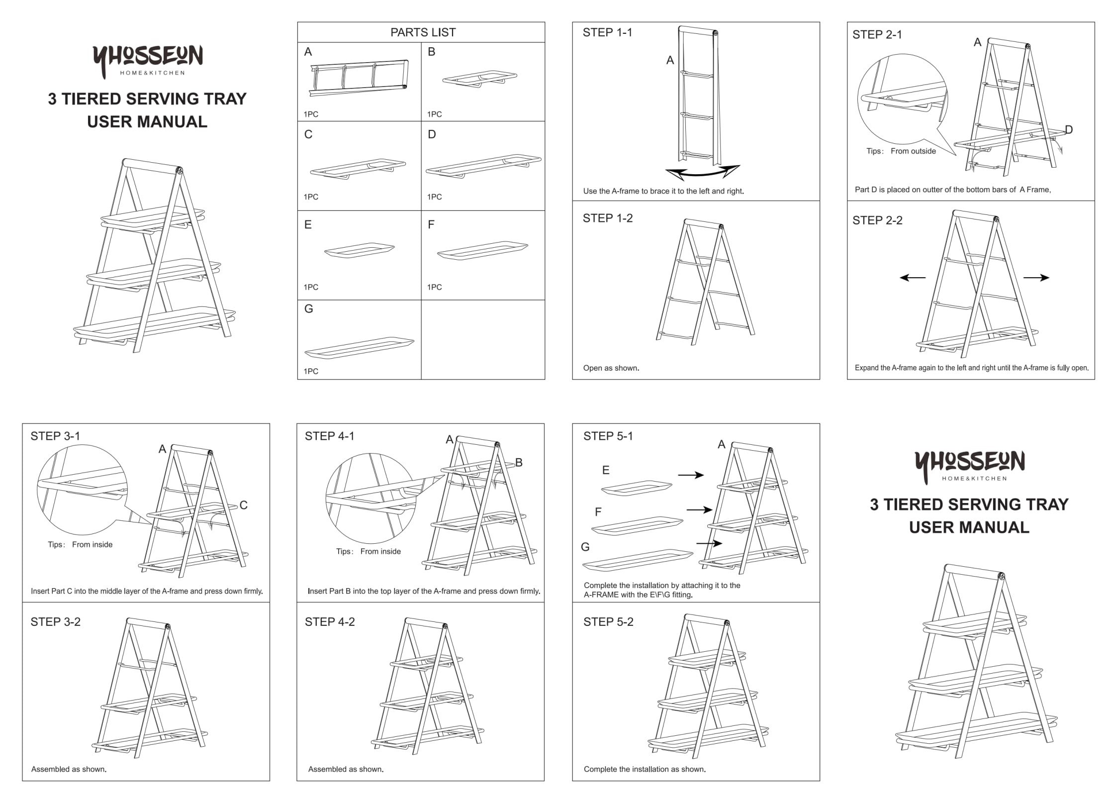 YHOSSEUN top handle makes transport easy