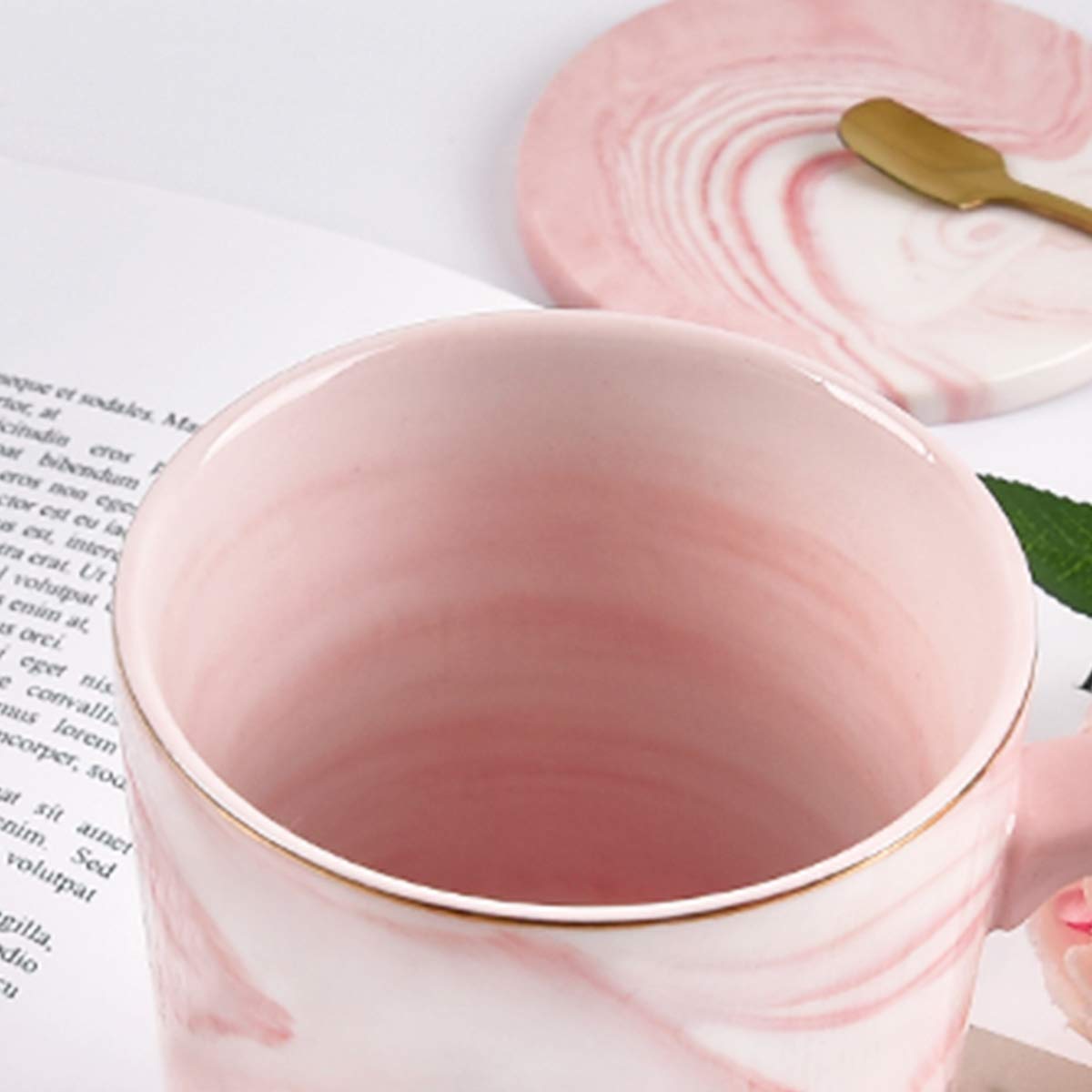 YHRJWN safe, durable ceramic mug suitable for daily use.