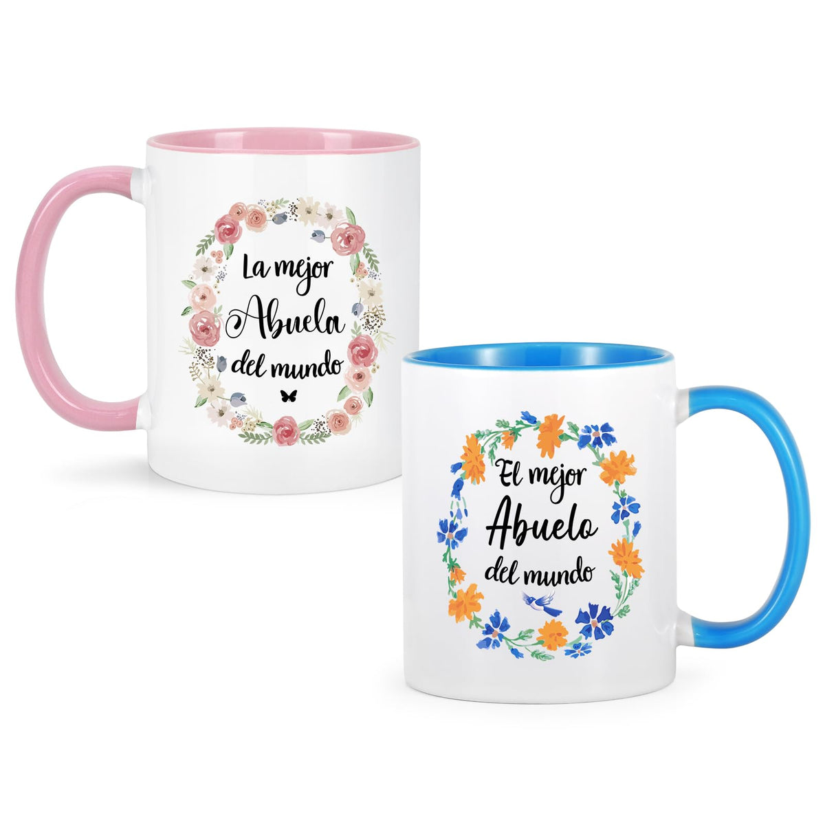 YHRJWN grandma mug with two-tone finish, ideal for cozy morning coffee