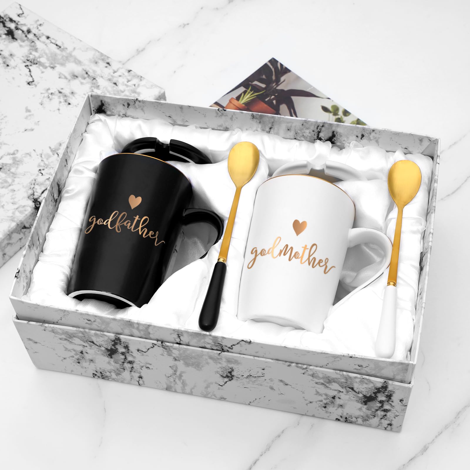 YHRJWN complete godparents gift set ideal for announcements
