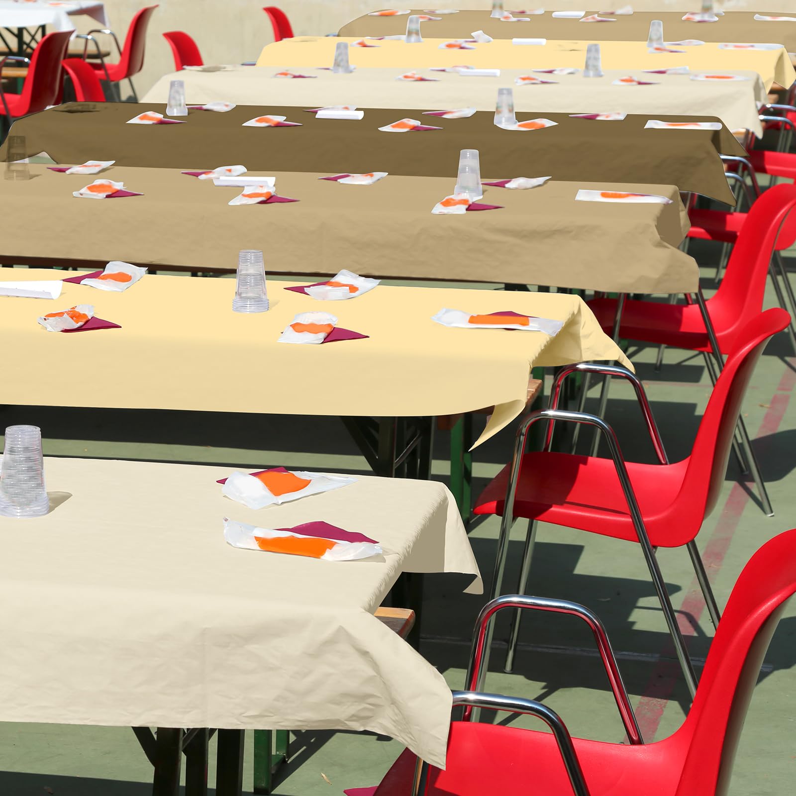 YIDAKO fall party decor with gradient browns complements seasonal tablescapes.