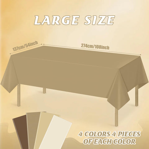 YIDAKO gradient brown colors elevate table aesthetics for celebrations.