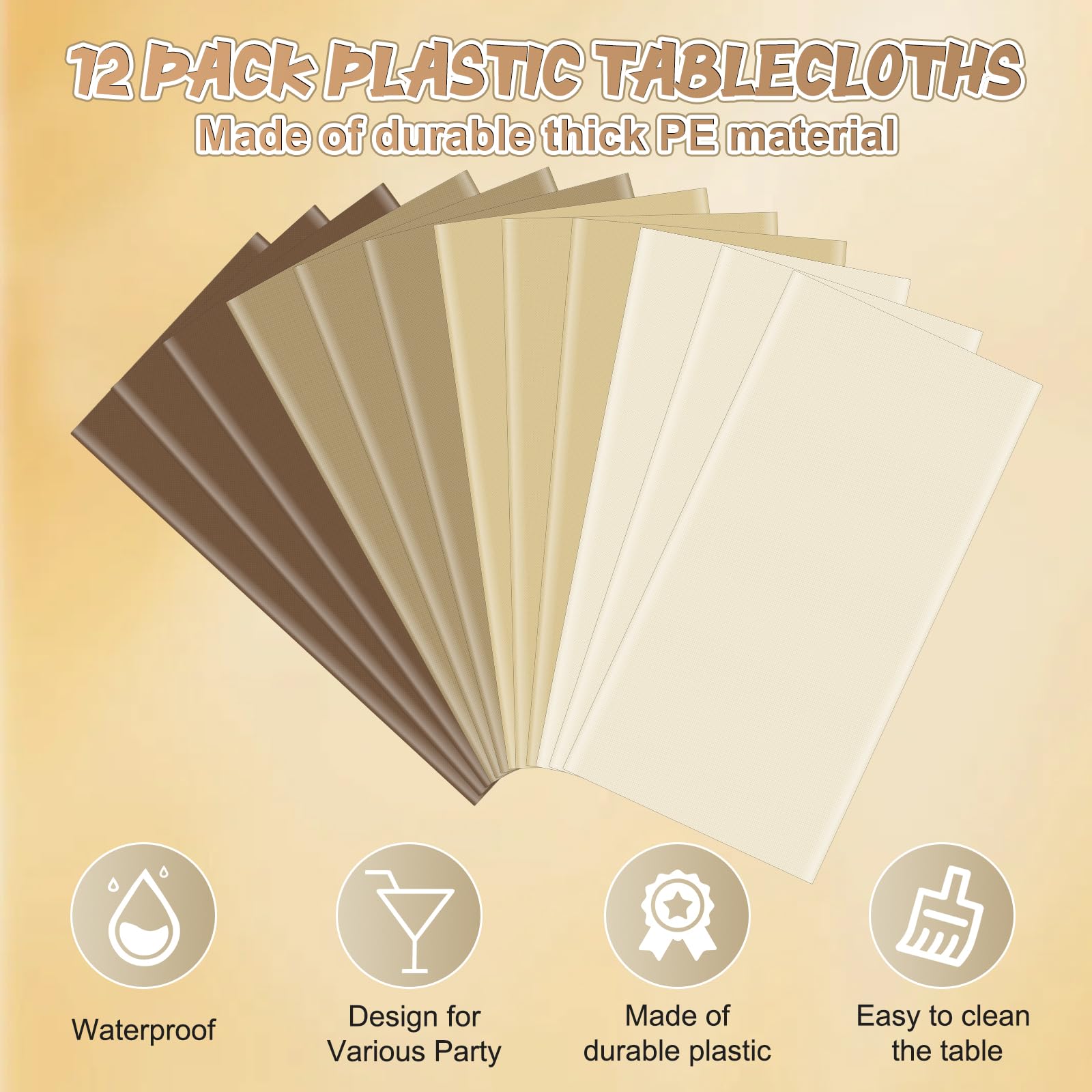 YIDAKO durable material resists tears and stains for everyday events.