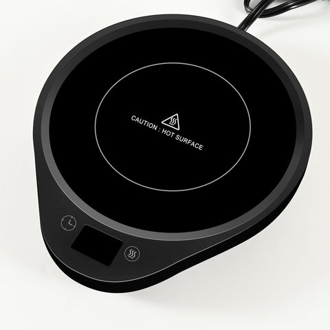 Yidirhk mug warmer shows 3 temperature settings for precise heat control