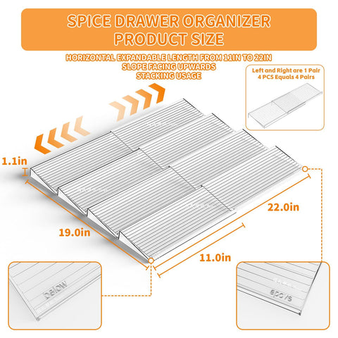 Yieach clear acrylic drawer tray combines durability with crystal-clear visibility