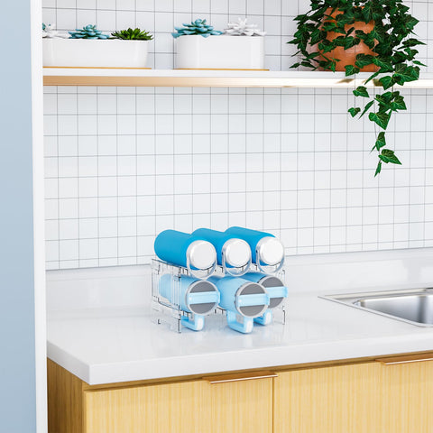 Yieach clear plastic design blends with any kitchen style