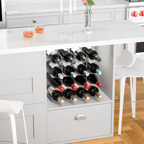 Yieach multipurpose kitchen storage for bottles, cups, and small items.