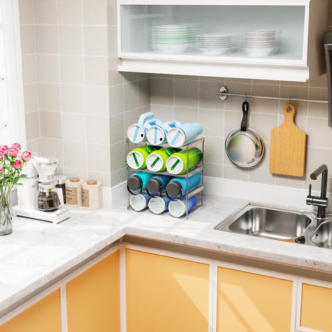 Yieach stackable design with no tools promotes quick assembly