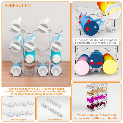Yieach multi layer rack design maximizes cabinet space