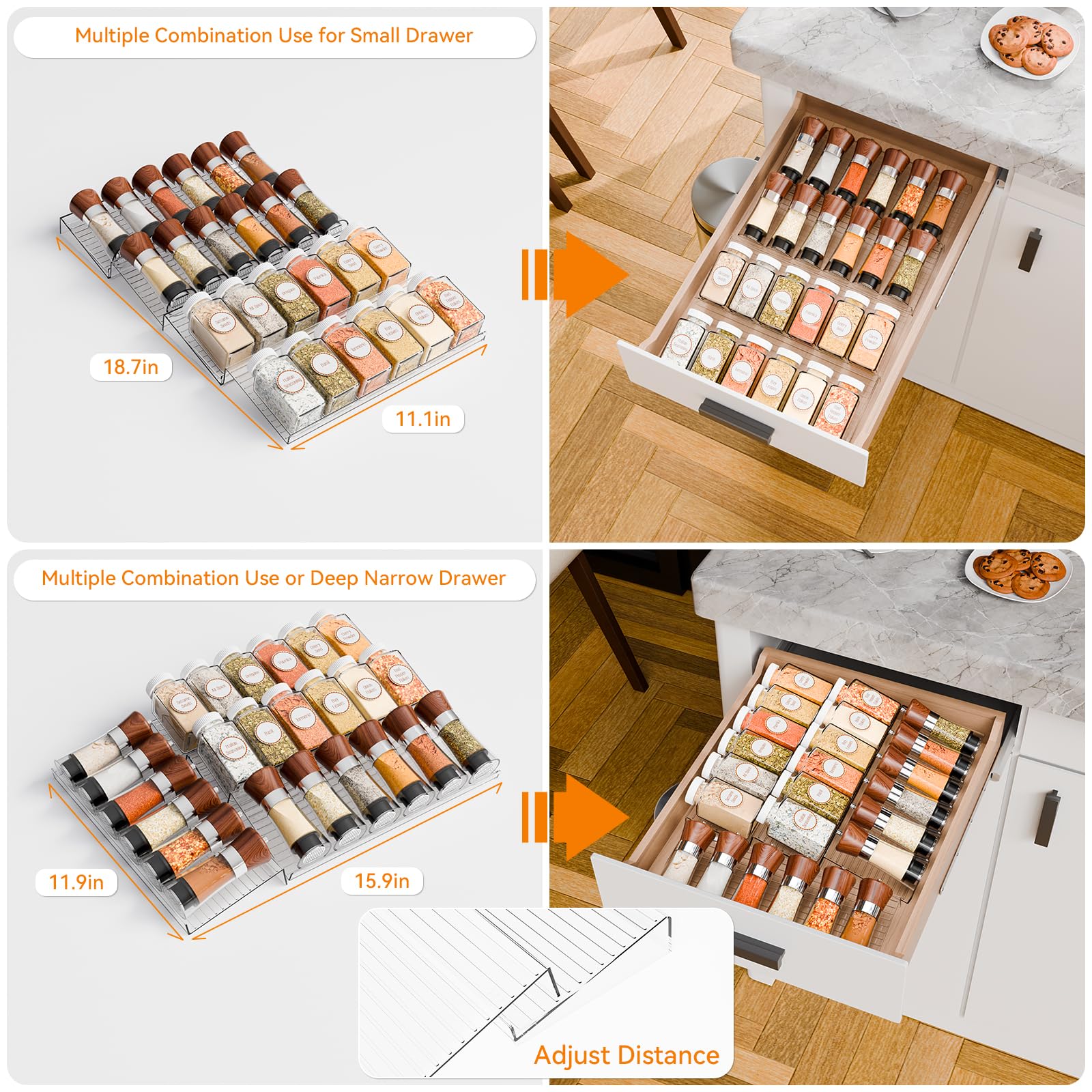 Yieach tool-free setup supports expandable storage without tools