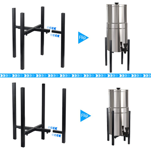 YiePhiot stand on countertop for convenient dispensing without edge rush