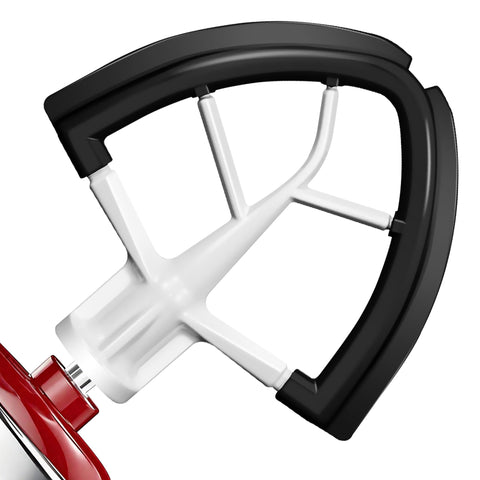 YIFOCUS Flex Edge Beater paddle with auto-scrape edge for thorough ingredient pickup.