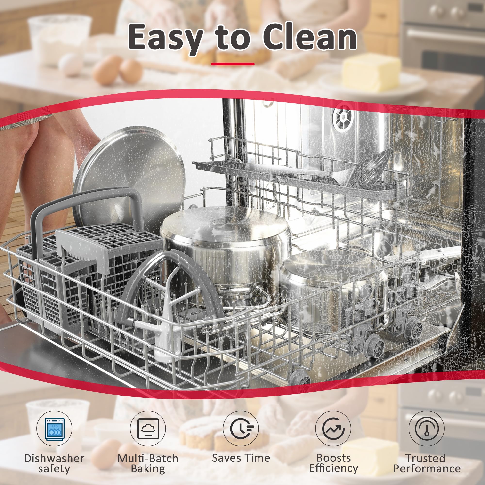 YIFOCUS sleek gray design complements a modern kitchen aesthetic