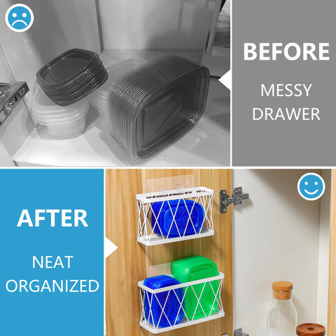 YIGII lid holder feature keeps lids neatly accessible.