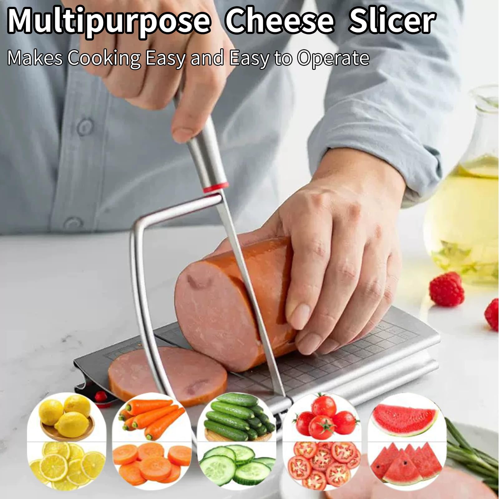 YIHAOSSING cheese slicer compact design fits small kitchens