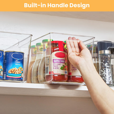 YIHONG clear bin bathroom XL keeps toiletries tidy