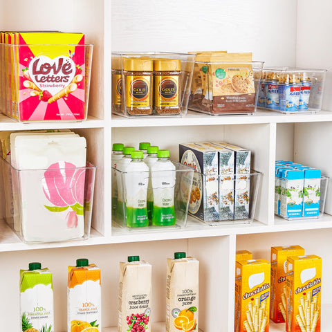 YIHONG clear bin freezer XL organized for easy retrieval