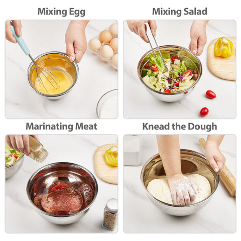 YIHONG multi-use bowls for prepping, serving, and ingredient storage.