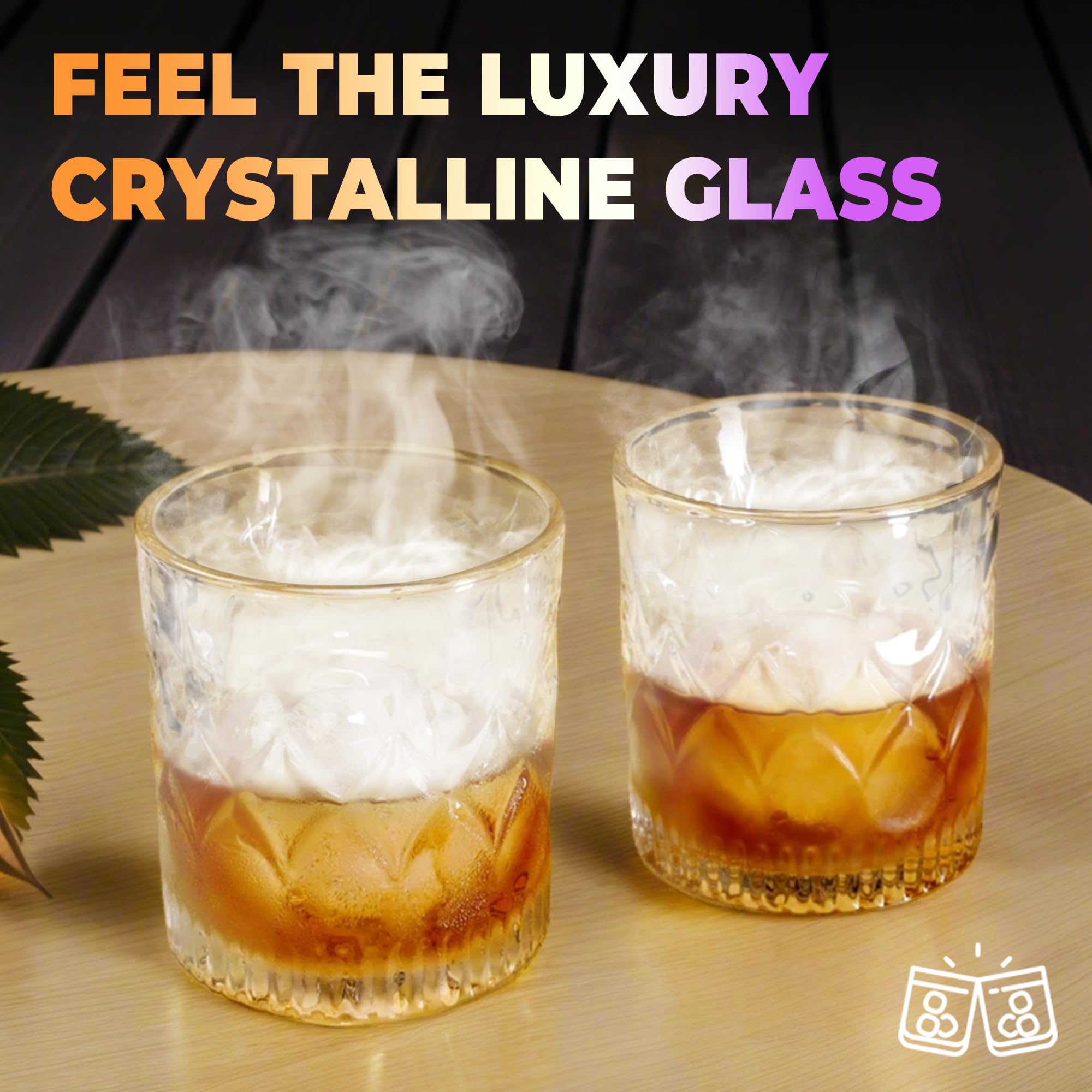 Yilador ice ball molds for elegant slow melting cocktails