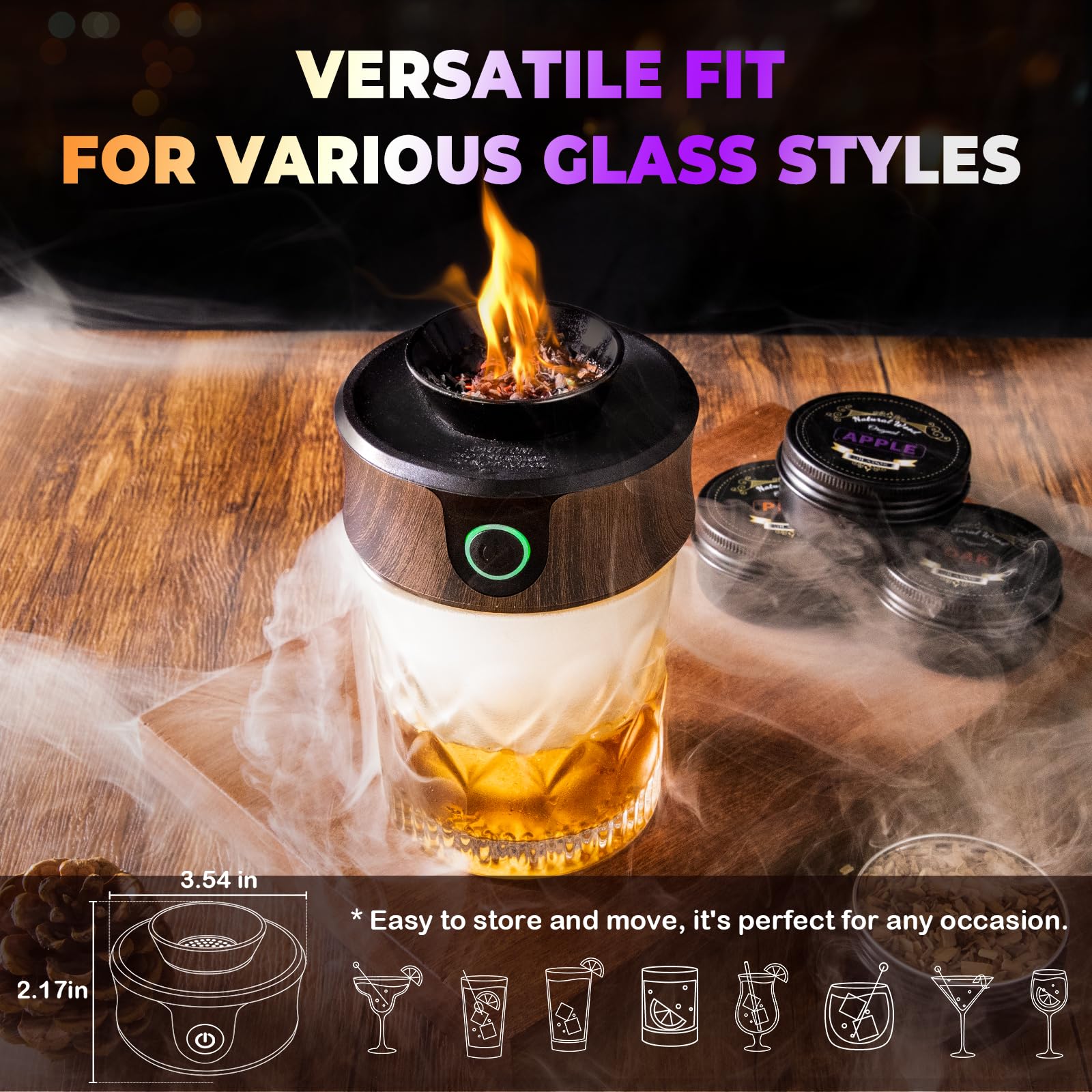 Pear wood chips flavor for Yilador smoker subtle floral smoke
