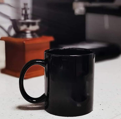 Have a Nice Day mug held in hand showing comfortable grip