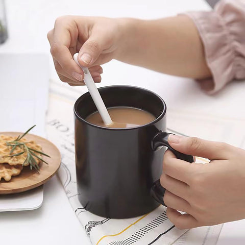 Have a Nice Day mug packaged as a ready to give gift in black design