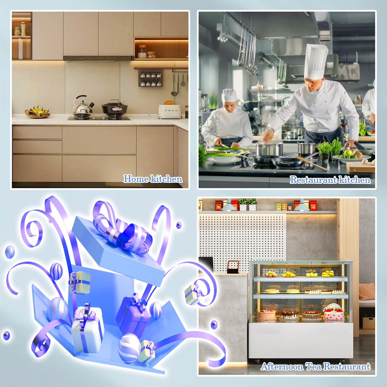 Yimerlen universal knife block finish is easy to clean and resistant to stains