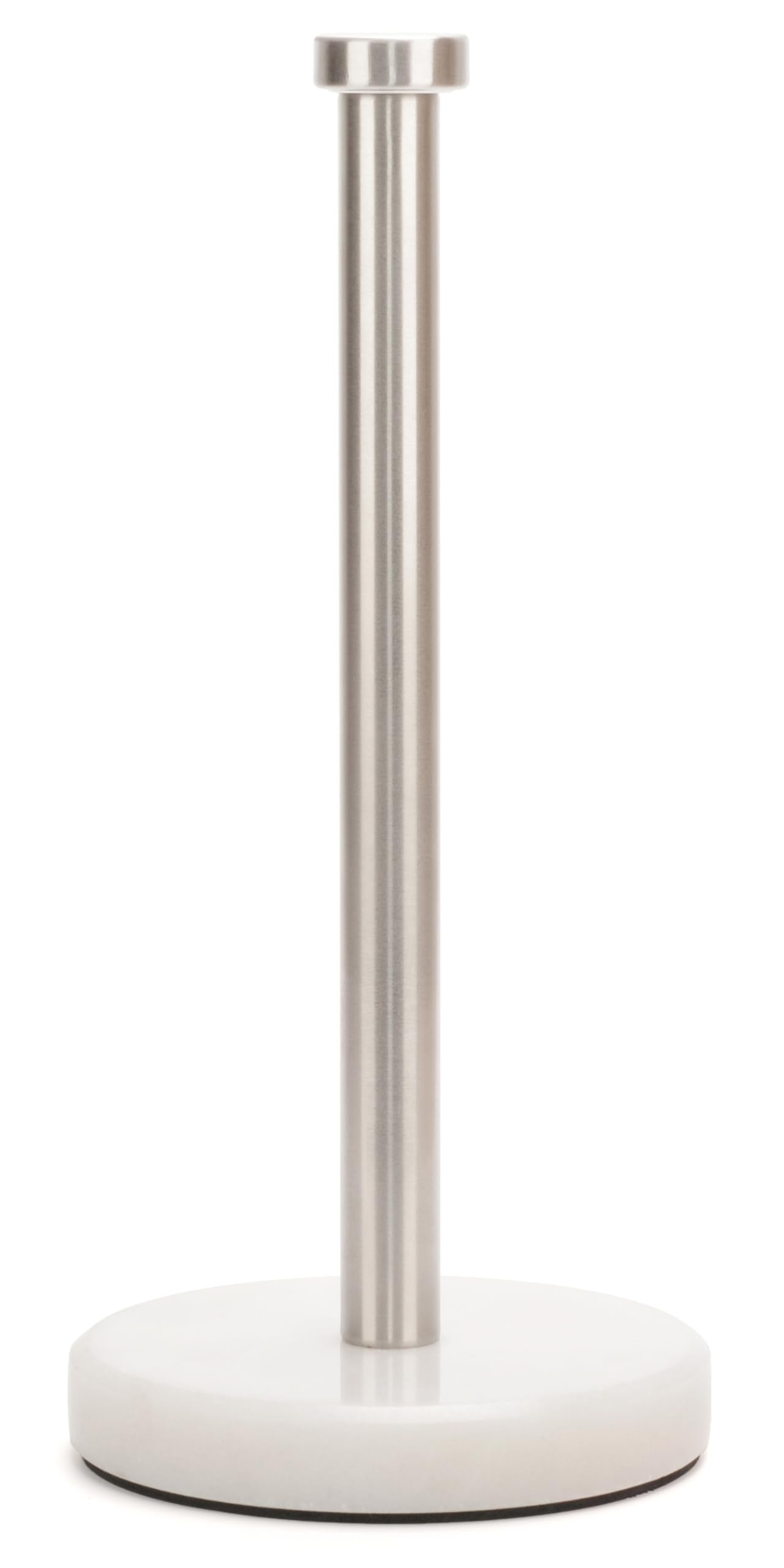 YIMIPHER paper towel holder with marble base for stable countertop use