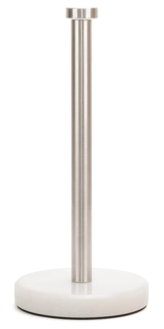 YIMIPHER paper towel holder with marble base for stable countertop use