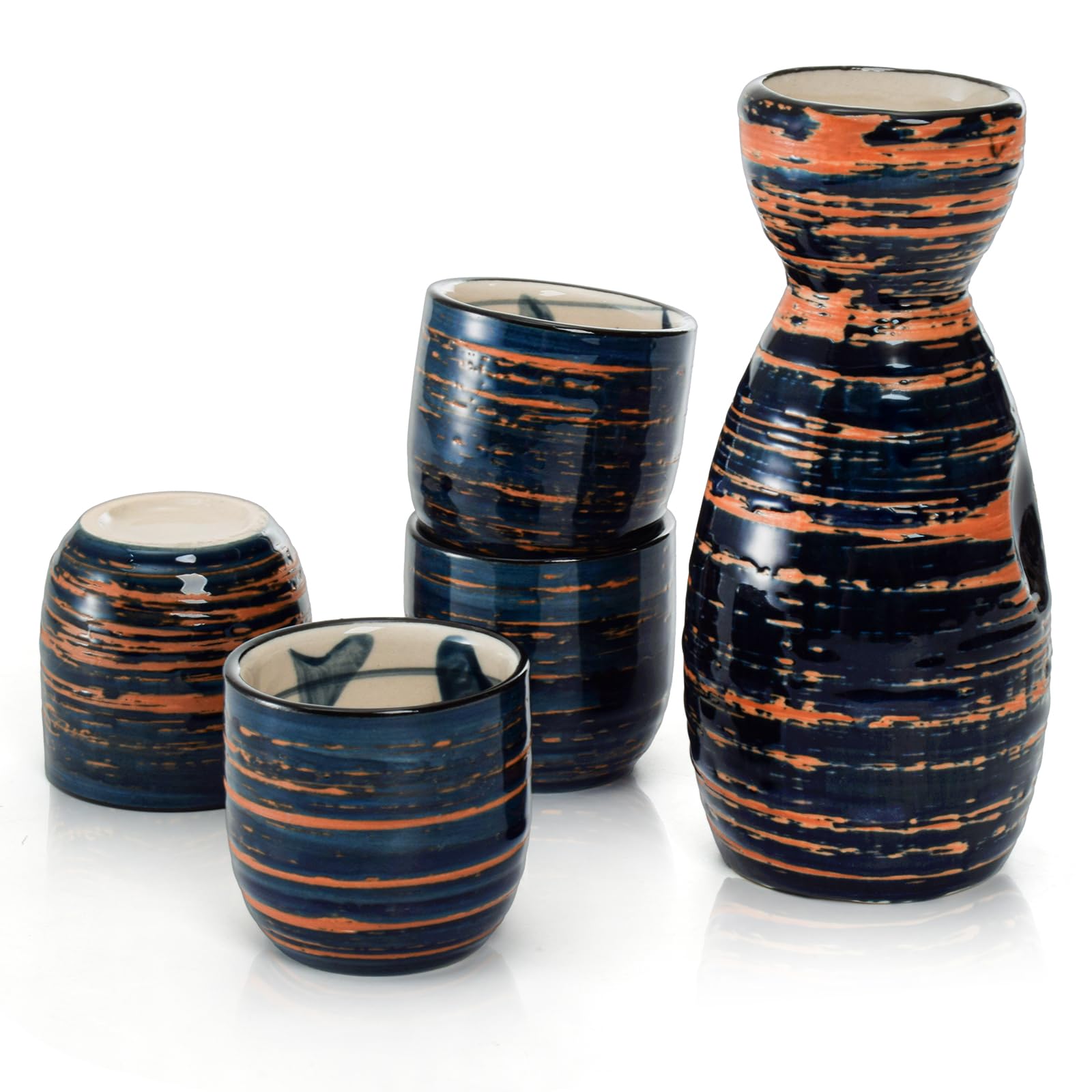 YIMITEE ceramic sake set carafe for elegant home service