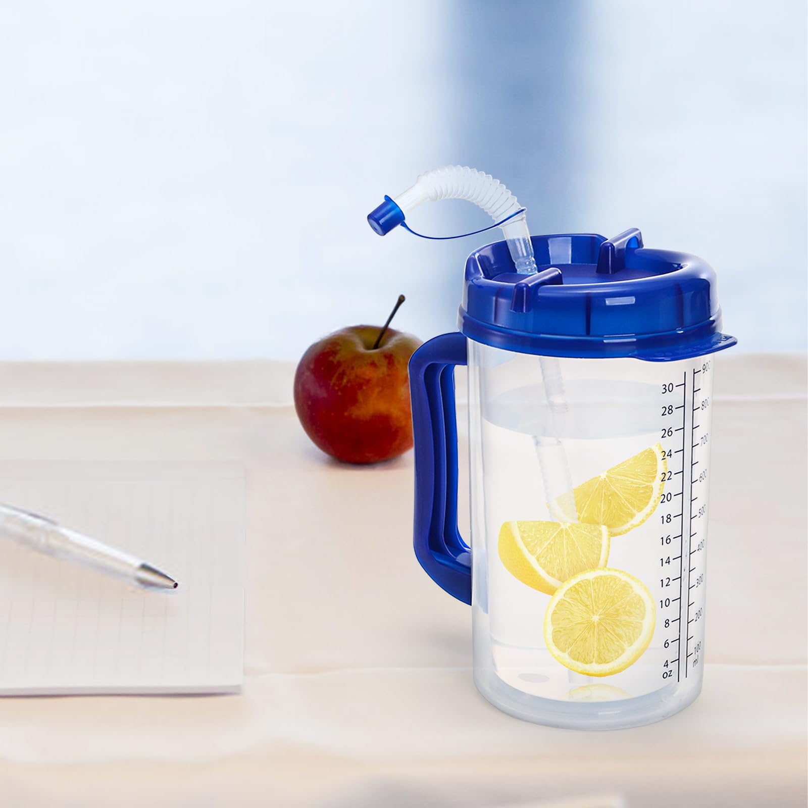 YIMITEE dishwasher-safe plastic hospital water cup offers easy cleaning after use