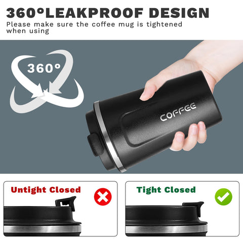 YINBAOGE mug wide-mouth opening simplifies cleaning and filling