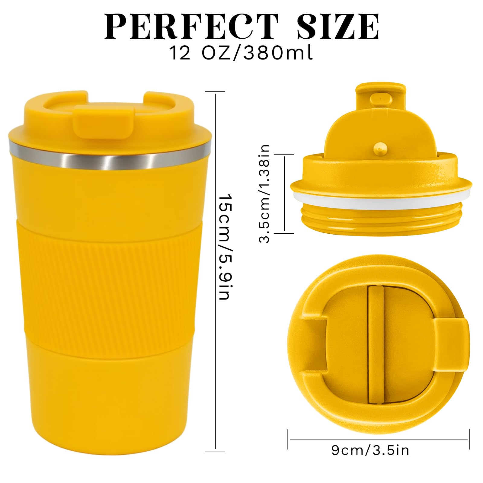 YINBAOGE 304 stainless inner ensures safe rust-resistant sipping