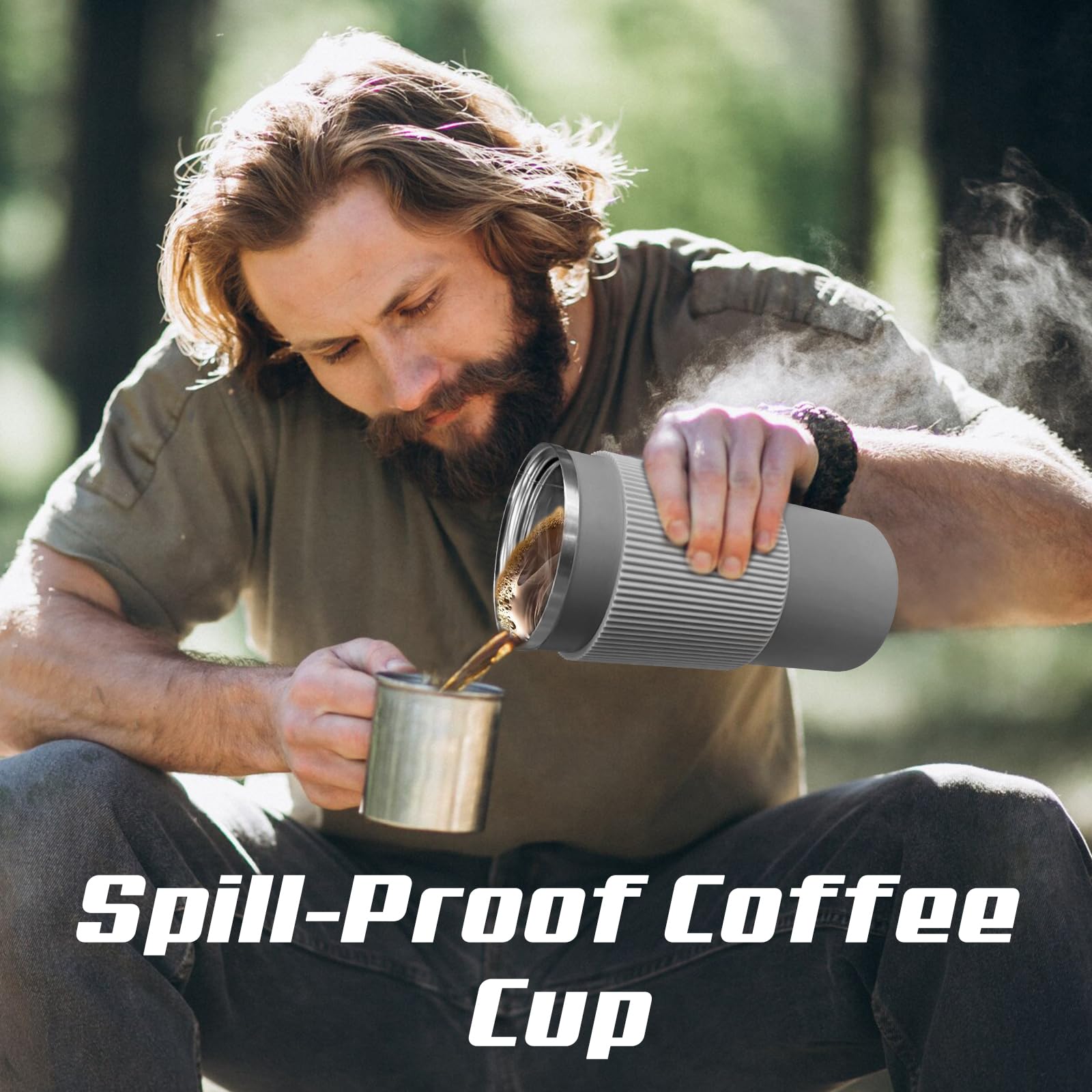 YINBAOGE compact mug fits most car cup holders for on-the-go use