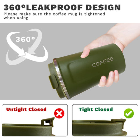 YINBAOGE wide-mouth opening enables easy filling and cleaning