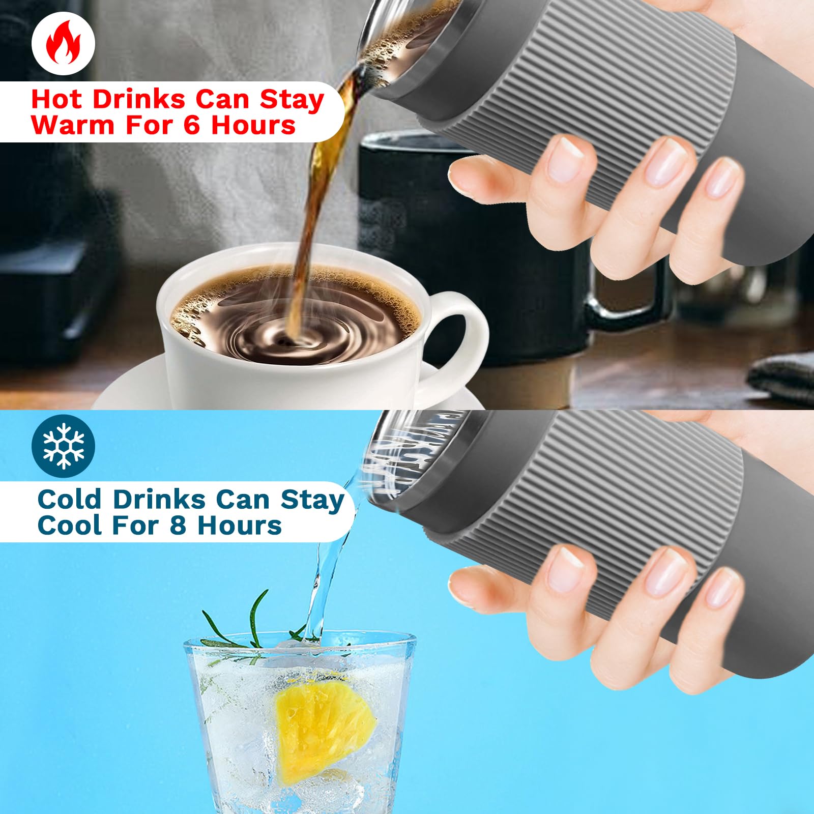 YINBAOGE wide-mouth design makes filling and cleaning easy