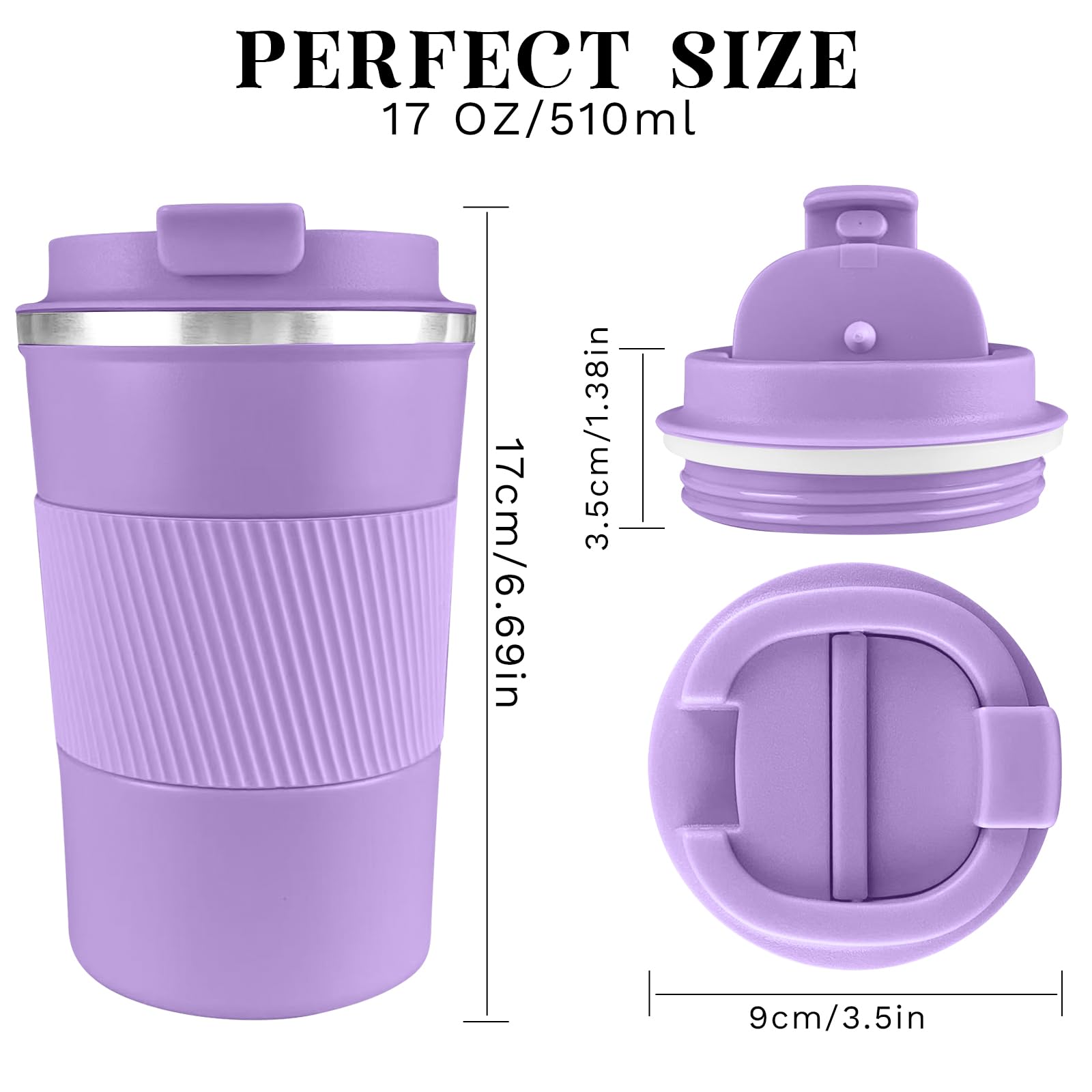YINBAOGE wide-mouth mug for easy cleaning and quick filling.