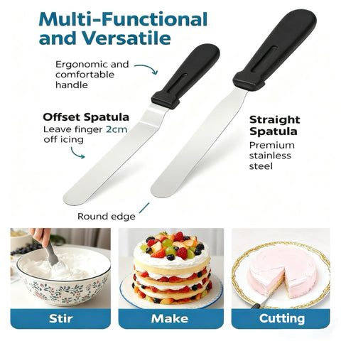 Yindess cake leveler ensures straight, even layers