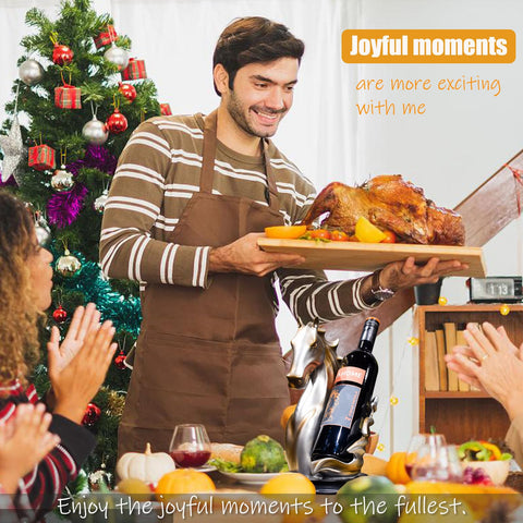 YINGAVERSAI artistic silver wine rack decor for modern homes.