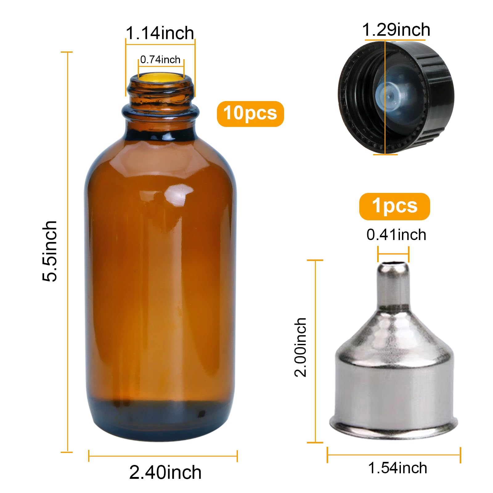 YINGERHUAN round Boston bottle design for easy storage and stylish display.