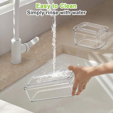 YINGRACE BPA-free clear container for visible, stain-resistant storage