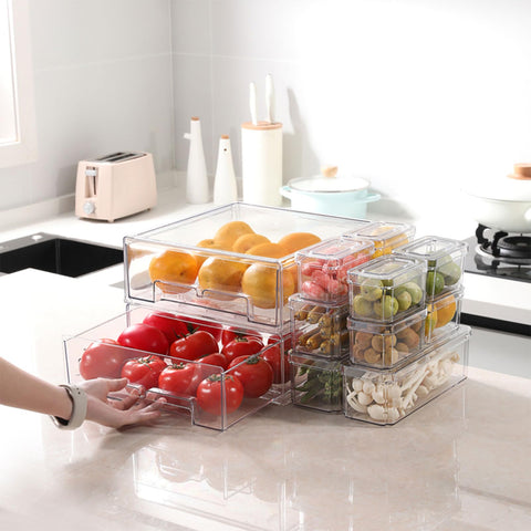 YINGRACE salad-bar station setup for quick healthy meals at home