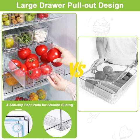 YINGRACE 16oz small bin ideal for snacks and condiments