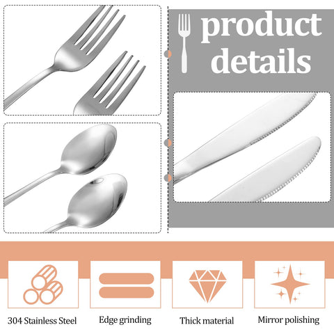 Yinkin stainless-steel dinner spoon close-up highlights smooth, burr-free finish