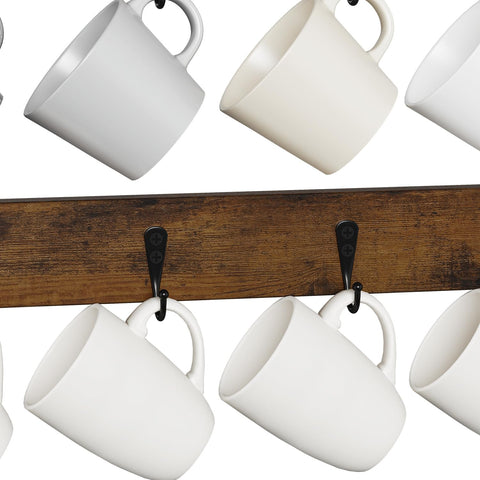 YINMIT mug holder metal hooks securely hold cups