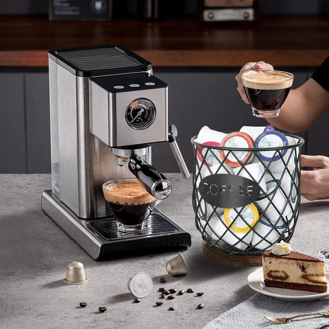 YINMIT K Cup Holder frosted iron wire detail provides vintage charm