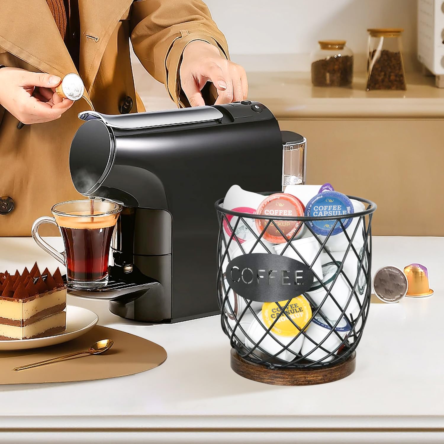 YINMIT K Cup Holder doubles as snack or toy organizer