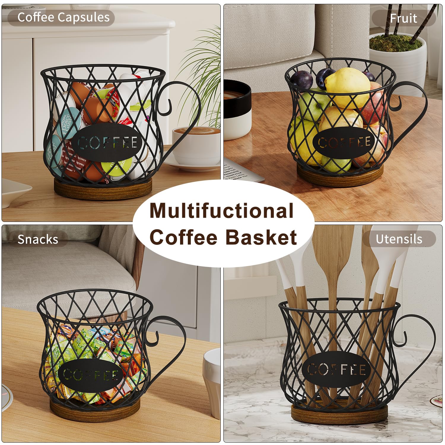 YINMIT K Cup Holder Organizer space-saving counter display